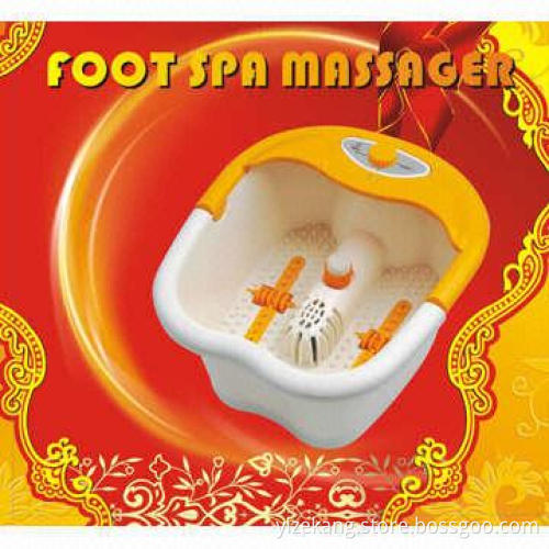 Foot-bath massager with infrared